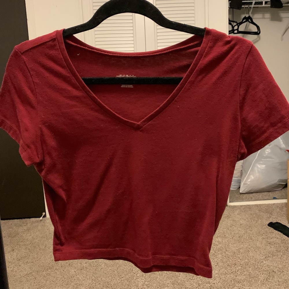Medium Red Crop Top